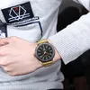 Curren 2019 Zegarki dla mężczyzn Casual Style Zegar Data Kwarcowy Wrist Watch Ze Stali Nierdzewnej Klasyczna Projekt Okrągły wybieranie 44 mm