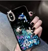 bling shell quicksand mobile phone cases for iphone 11promax 7/8 7p xmax samsung S10 note8 whales Case