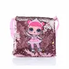 Nieuwste lol schoudertassen cartoon pailletten tieners anime kinderen student schooltas reizen bling rugzak tassen voor kinderen en volwassenen