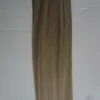 Brasilianisches reines Haar, glatt, 100er, echte Remy-Nano-Ringverbindungen, Echthaarverlängerungen, blonde Farbe, europäische gerade Mikroperlen, Hai1365787