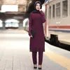 Ramadan Eid Abaya Turchia Abito hijab musulmano Caftano Dubai Set Caftano Abbigliamento islamico turco Abiti africani Per le donne Abito Ropa