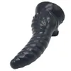 Corna Dildo in silicone Pene finto Masturbazione femminile Spina anale filettata Massaggio punto G Tappi per il culo Masturbazione Negozio di giocattoli sexy