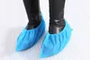 100pcs 1lot 1 color Non Woven Shoe Covers Disposable Booties Dustproof Anti-Slip Shoes Covers Disposable Personal Protection KKA7857