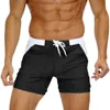 WANANYOU Schnell trocknende Herren-Laufshorts mit Tasche, Kordelzug, Workout-Gymnastik-Shorts für Männer, enge Sporthose für Männer zum Schwimmen und Strand