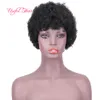 Brazilian human made short wigs human hair wigs for white women Human Hair Wigs For Black Women Straight short With Baby