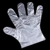 100pcspack Gants jetables transparents transparents respectueux de l'environnement en latex Plastique Prépare