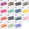 82 stilar Kvinnor Twist Turban Floral Prints Headband Stretch Sport Yoga Hårband för tjejer Headwrap Bandana Big Girls Hair Tillbehör M2158