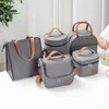 Bolsa térmica térmica para alimentos, fiambrera multifunción aislada de gran capacidad, Bolsa térmica para Picknick, bolsas geniales