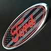 Shenwinfy Frontgrill Heckklappen Emblem für 04-14 F150, Ford Oval Abzeichen für 11-14 Rand, 11-16 Explorer, 06-11 Ranger, 07-14 Expedition