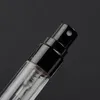 Wholesale Price 5ml Transparent Mini Spray Perfume Bottle Empty Refillable Perfume Atomizer Sample Glass Vial BY DHL