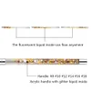 Il più recente pennello per unghie acrilico Kolinsky Sable con pennello per nail art glitter a flusso liquido per strumenti artistici 8 10 12 14 164614492