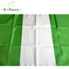 Federalna Republika Nigerii Flaga 3 * 5FT (90 cm * 150 cm) Dekoracja poliestrowej Baner Latający Flaga ogrodowa Home