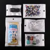 Clear White Pearl Plastic Poly OPP Packing Zipper Self Seal Retail Packages PVC Bag för fall för iPhone X XR XS Samsung Galaxy F1026561