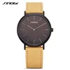 SINOBI New Design Fashion Ladies Watches Elegant Simple Female Quartz Watch Women Modern Trend Leather Strap Montre Femme