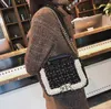 Designer-Ny kvinnokedja Simple Messenger Bag Pearl Trend stor kapacitet axelväska Lady Woolen Handväska 2 Z4277X