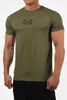 Summer New Mens Gyms T shirt Crossfit Fitness Bodybuilding Lettera Stampata Uomo Corto Abbigliamento in cotone Marca Tee Tops 5 colori