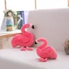 Kreativ simulering flamingo plysch leksaker och kudde söta fyllda djur fågel fyllda docka kudde gåva barn leksaker