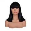 Wig Lace Front Human Hair Pruiken Korte Bob Wig Braziliaanse Remy voor zwarte vrouwen natuurlijke kleur kanten pruik poppen