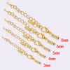 10pcs/lot Alloy Cord End Caps Lobster Clasps Extender Chain for DIY Necklace Bracelet Connectors Clasp Jewelry Accessories