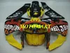 Motorcycle Fairing kit for HONDA CBR600RR F5 05 06 CBR600 RR CBR 600RR 2005 2006 ABS yellow black Fairings set+gifts HB03