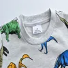 Jumping mètres enfants dinosaures sweatshirts coton d'hiver automne bébé garçons filles t-shirts tous les animaux imprimés t shirts pour garçon gamin y7551264