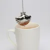 Stainless steel tea infuser heart shape with chain ss304 flower strainer loose leaf filter cute metal teaware1237585