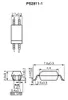 Pacote SSOP4 Tomada de teste IC 1.27mm Pitch IC Body Sood 4.4mm queimadura no soquete para ps2811-1