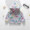 Felpe con cappuccio per ragazzi Felpe con dinosauro dei cartoni animati Giacche in cotone firmate per bambini Cappotto cardigan a maniche lunghe casual Moda Outwear Maglione Pullover C6818