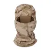 Camuflaje táctico Balaclava Mascarilla de cara completa CS Wargame Ciclismo Ejército Caza Bicicleta a prueba de viento Casco Revestimiento Ejército CP Bufanda Máscara