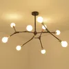 moderna lampada da soffitto lampadario semplice soggiorno nordico lampada a sospensione design rotante LED pendente personalità creativa luce del ristorante