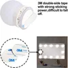 Hollywood Style LED Vanity Mirror Lights Kit with 10 Dimmable Light Bulbs For Makeup Dressing Table and Power Supply Plug in Lamps Fixtur