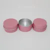 10 ml 30 ml 50 ml 60 ml lege roze aluminium pot case cosmetische wenkbrauw eyeliner crème gel mascara container opslag blikken 100 stks