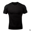 T-shirt estiva dal nuovo design T-shirt da uomo per palestre T-shirt aderente a maniche corte Ftiness T-shirt da uomo a compressione homme con taglie forti