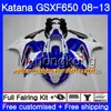 Bodys для Suzuki Katana GSX650F 2009 2009 2010 2011 2011 2012 2013 глянцевый голубой новый 303HM.AA GSX 650F GSXF650 GSXF 650 08 09 10 11 12 13