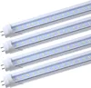 Estoque em US + 4 pés levou tubo 22W 28W ilumina 1.200 milímetros quatro pés SMD2835 96pcs / 192pcs Super Bright LED bulbos fluorescentes AC85-265V UL