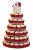 Grote 7-Tier acryl ronde bruidstaartstandaard-Cupcakestandaard toren-dessertstandaard-gebak serveerschaal-voedseldisplaystandaard voor Larg254k