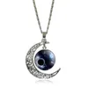 Men's and women's stars, moon, time jewel Necklace DAN182 mix order Pendant Necklaces