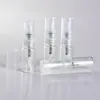 2ml 3ml 5mlの透明なガラスのスプレーボトルの空の透明な詰め替え可能な旅行香水噴霧器携帯用サンプルガラスバイアル