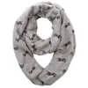 Bandanas King Charles Spaniel Dog Print Womens Infinity Loop Tube Scarf Wrap Soft Lightweight Pet Puppy Gift Idea