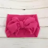 Passa alla Baby Stora Bow Girls Corn Headband 7Inch Big Bowknot Headwrap Kids Bow For Hair Cotton Wide Head Turban Spädbarn Nyfödda Headbands