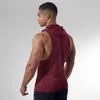 Erkek Spor Giysileri Yelek Kolsuz Yelek Yaz Pamuk Erkek Tank Tops Spor Salonları Giyim Vücut Geliştirme Ateş Egzersiz Fitness Tank Tops