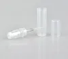 Wholesale 2ml mini plastic spray perfume bottle, small sample perfume atomizer vial cosmetic container