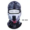 Zima Zewnątrz Zwierząt Balaclava 3D Print Dog Cat Tiger Kolarstwo Ski Beanie Cap Full Twarz Maska Kapelusz Neck Cover Cap Headgear Ljja3280-5