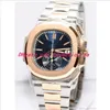 10 Estilo Novo Relógios De Luxo 5980 / 1A 40.5mm Pulseira De Aço Inoxidável De Prata De Ouro Relógio de Pulso dos homens de Moda Automática