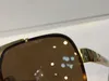 Hurtownie - Okulary przeciwsłoneczne Mężczyźni Designer He Lesless Ramki Pozłacane kwadratowe ramki Retro Steampunk Style UV400 Lens Pochodzi z oryginalnym etui