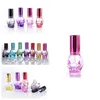 colorful portable 8ML mini glass bottle Skull perfume bottle thick Spray bottle car home decoration HomewareT2I5637