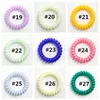 26colors Telephone Wire Cord Gum Hair Tie 6.5cm Girls Elastic HairBand Ring Rope Candy Color Bracelet Hair Accessories T2C5049