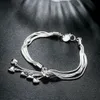Nappa cinque cuore fascino ciondolo braccialetto europeo americano nuova moda popolare vendita calda designer braccialetto donna uomo gioielli regalo migliore amico