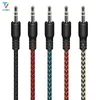 Aux Cable Speaker braid 3.5mm Jack Audio Cable For Car Headphone Jack 3.5 mm Speaker Cable For Microphone MP3 MP4