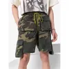 Camouflage-Shorts für Herren und Damen, 1 Top-Version, mehrere Taschen, Strand-Sportshorts